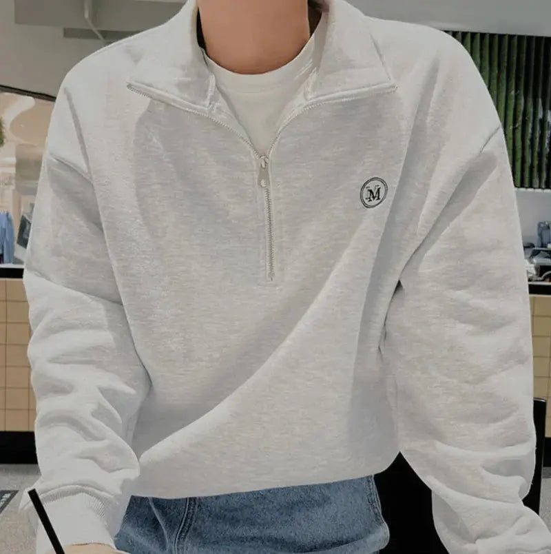 Herre Jakke Zip Up Casual Stil Moderne Design 6