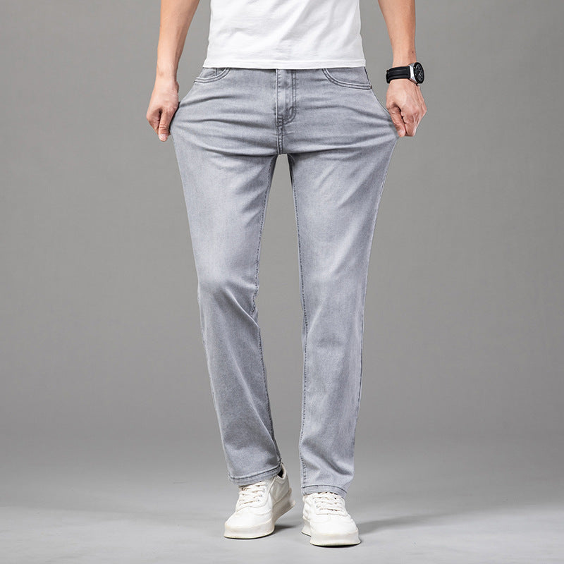 Herre Jeans med Høy Midje og Rett Ben 3