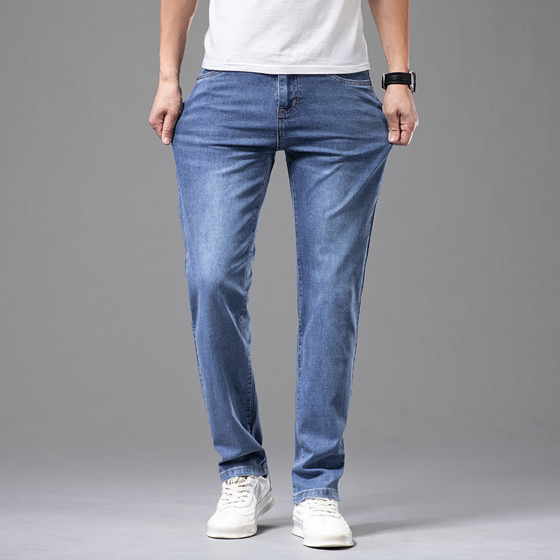 Herre Jeans med Høy Midje og Rett Ben 4