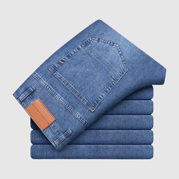 Herre Jeans med Høy Midje og Rett Ben 6