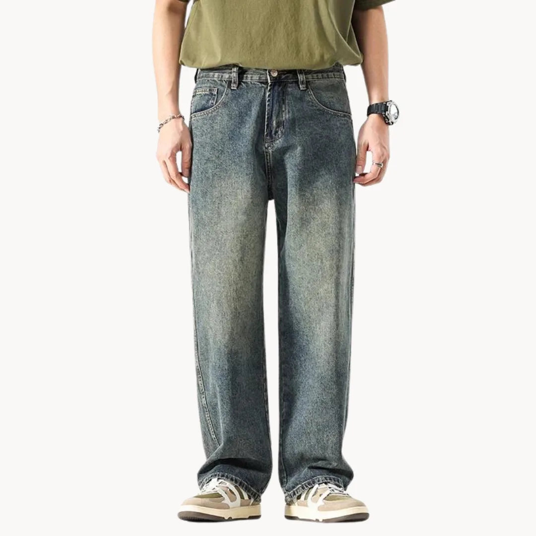Herre Jeans med Rette Ben og Femlommersdesign 1