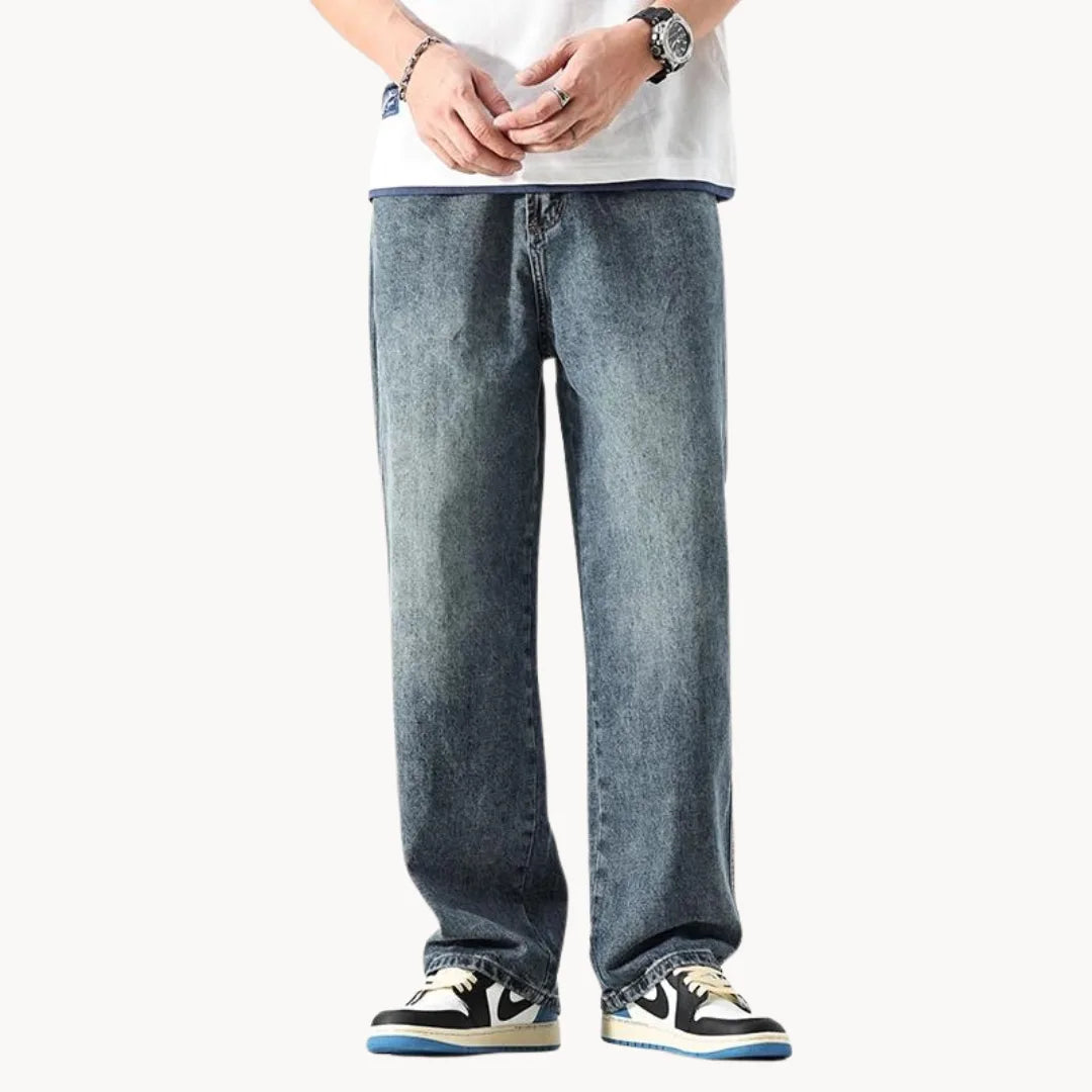 Herre Jeans med Rette Ben og Femlommersdesign 3