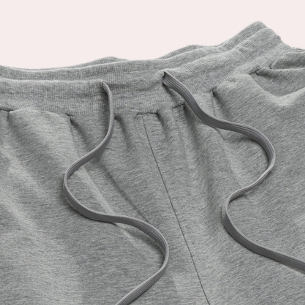Herre Joggebukse Bred Passform Sporty Design 6