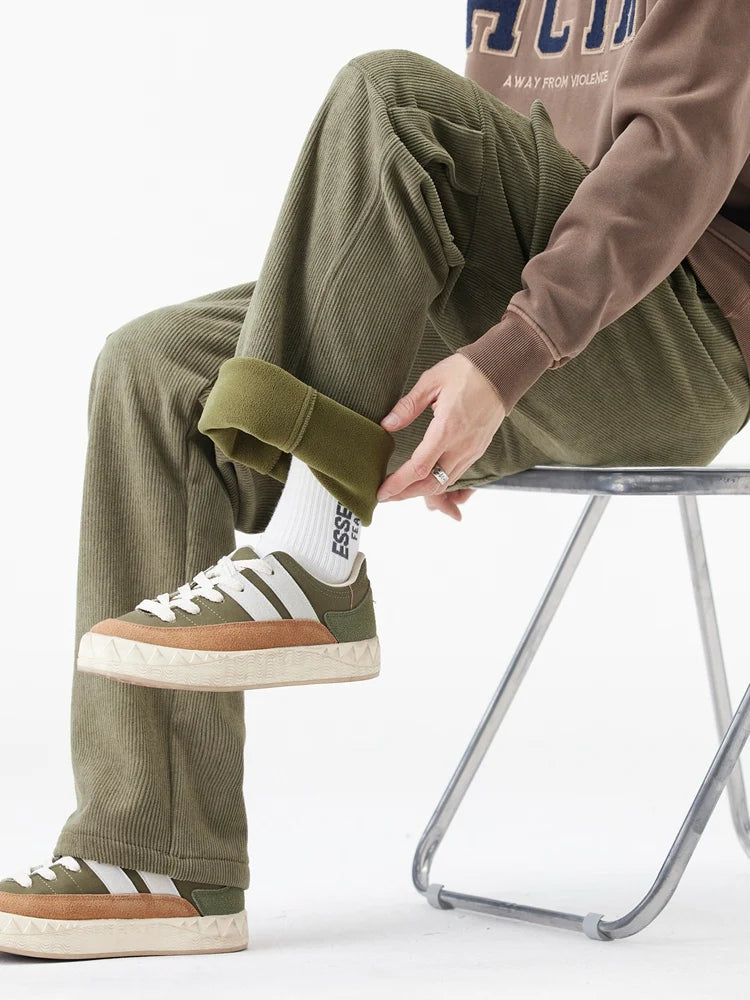 Herre Joggebukse Cargo-Inspirert Avslappet Passform 5