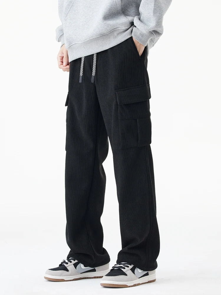 Herre Joggebukse Cargo-Inspirert Avslappet Passform 7