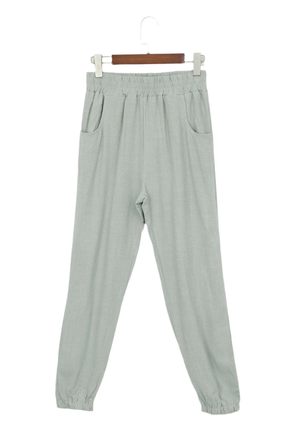 Herre Joggebukse Tapered Elastisk Polyester med Lommer 0