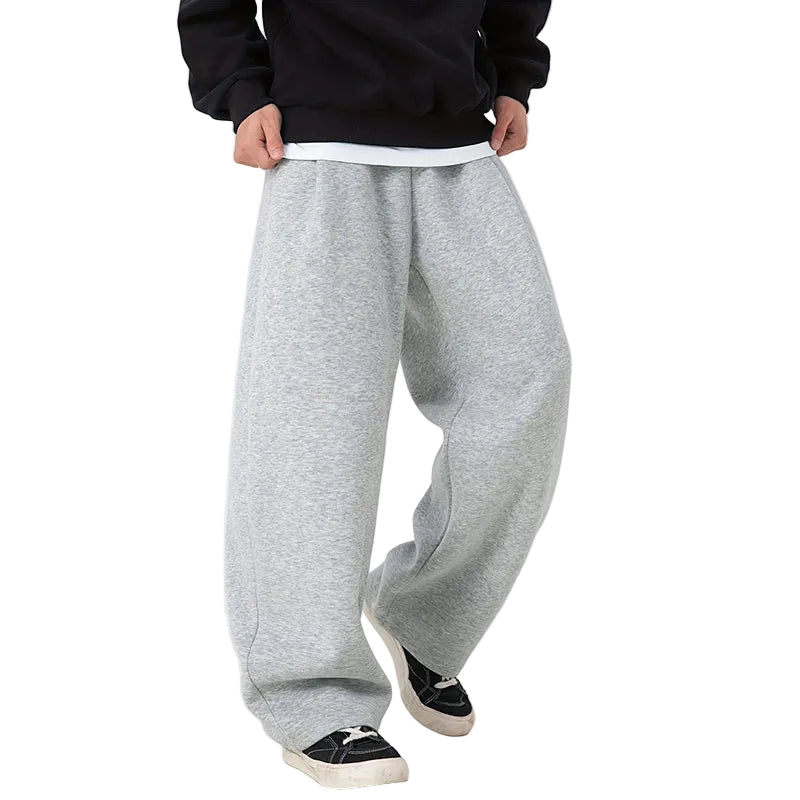 Herre Joggebukser Oversized med Brede Ben 0
