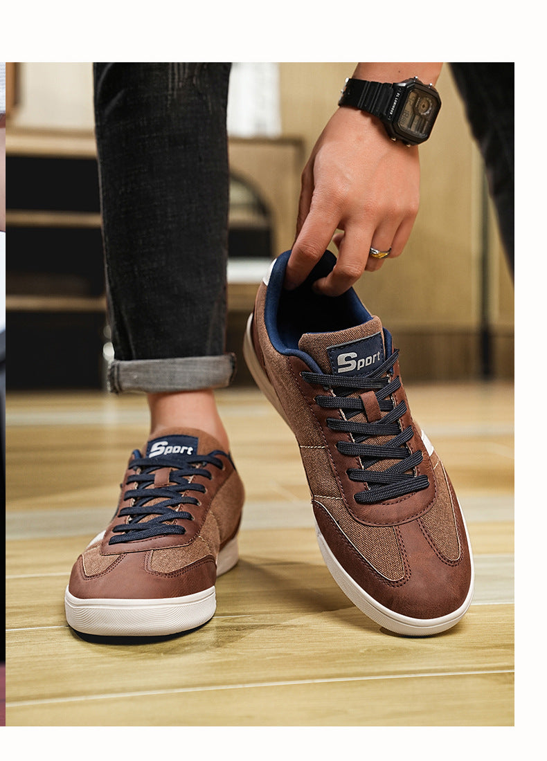 Herre Joggesko Vintage Fade Stilren Komfortabel 1