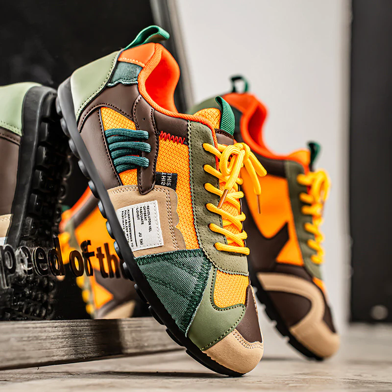 Herre Joggesko med Lagdelt Design 0