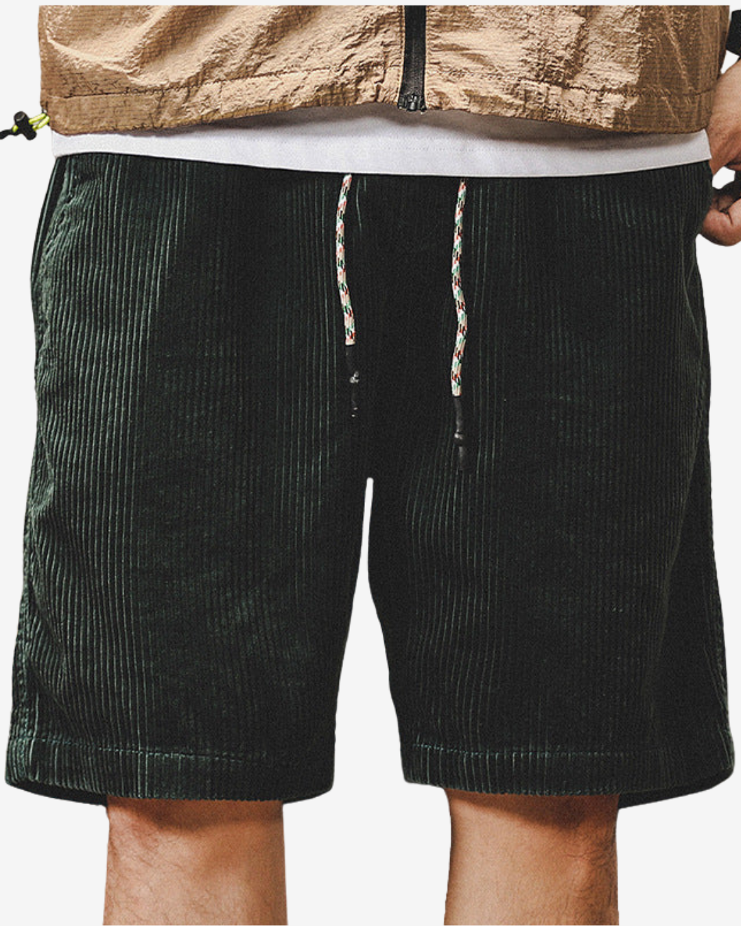Herre Kordfløyel Shorts Casual 5