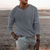 Herre Langermet Pullover i Strikket Materiale 2