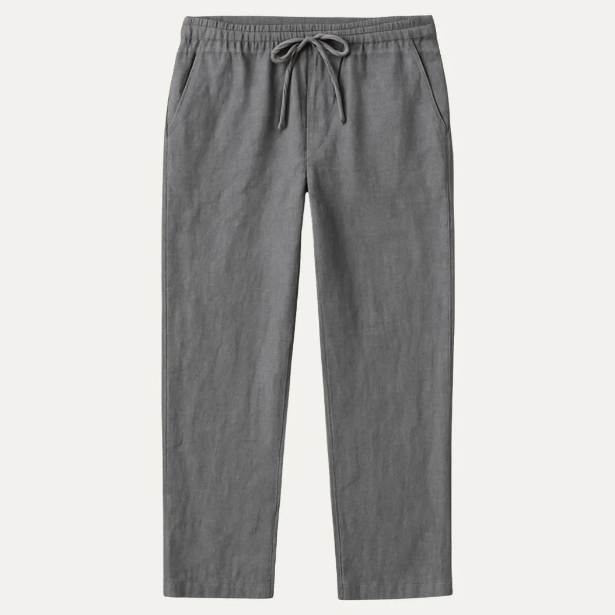 Herre Linbukse Uformell Stil 3