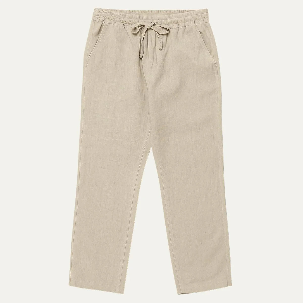 Herre Linbukse Uformell Stil 4