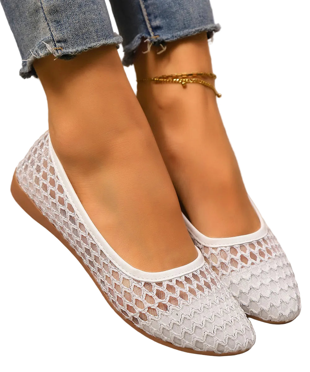 Herre Loafers Casual Med Mesh Detaljer 0
