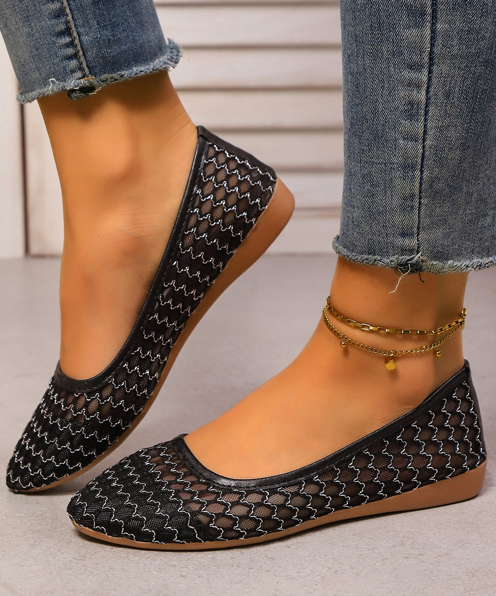 Herre Loafers Casual Med Mesh Detaljer 1