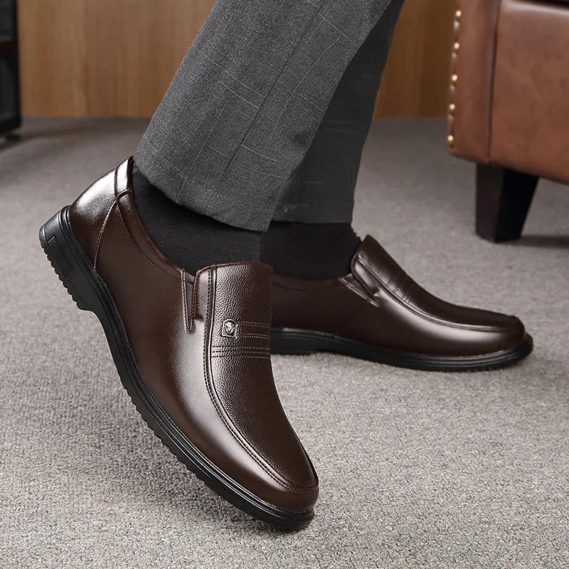 Herre Loafers Ekte Skinn Elegant Design Komfortabel Passform 2