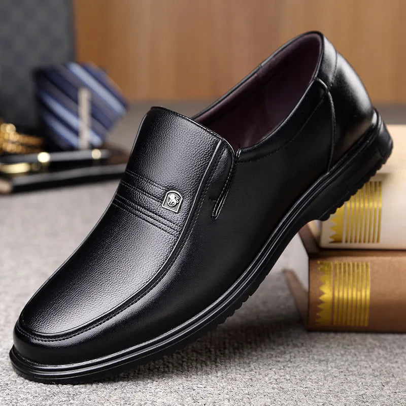 Herre Loafers Ekte Skinn Elegant Design Komfortabel Passform 3
