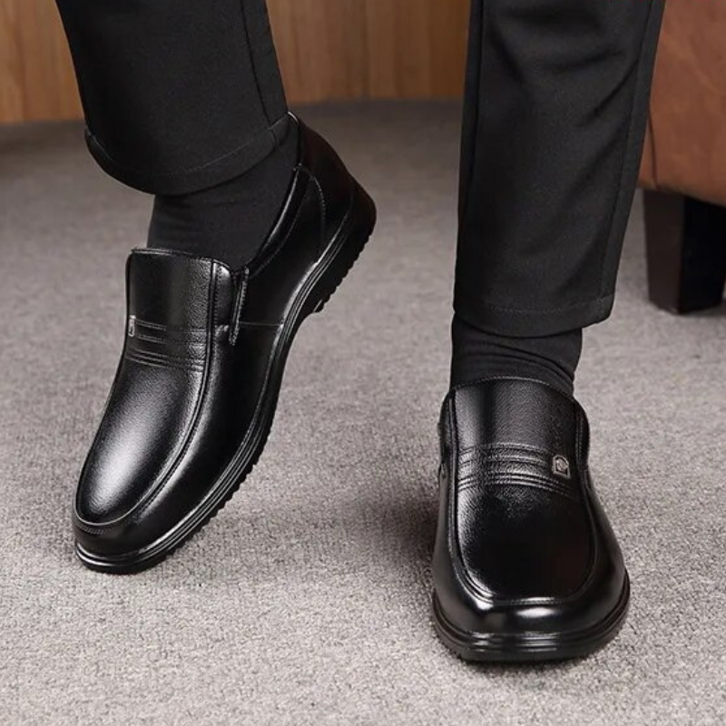 Herre Loafers Ekte Skinn Elegant Design Komfortabel Passform 4