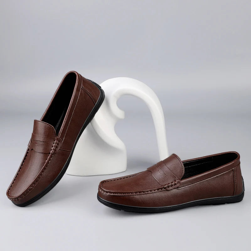 Herre Loafers Komfortable Fritidssko 6