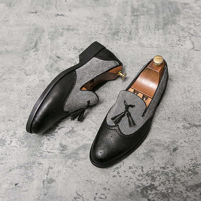 Herre Loafers Retro Design med Duskdekorasjon 1