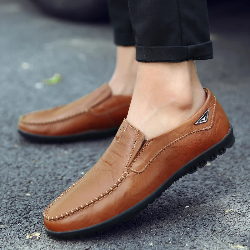 Herre Loafers Slip-On Komfortabel 5