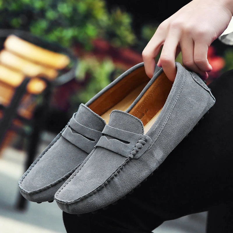 Herre Loafers Slip-On Komfortfottøy 5