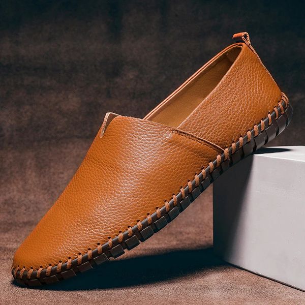 Herre Loafers Slip-On Stil for Komfort og Allsidighet 1