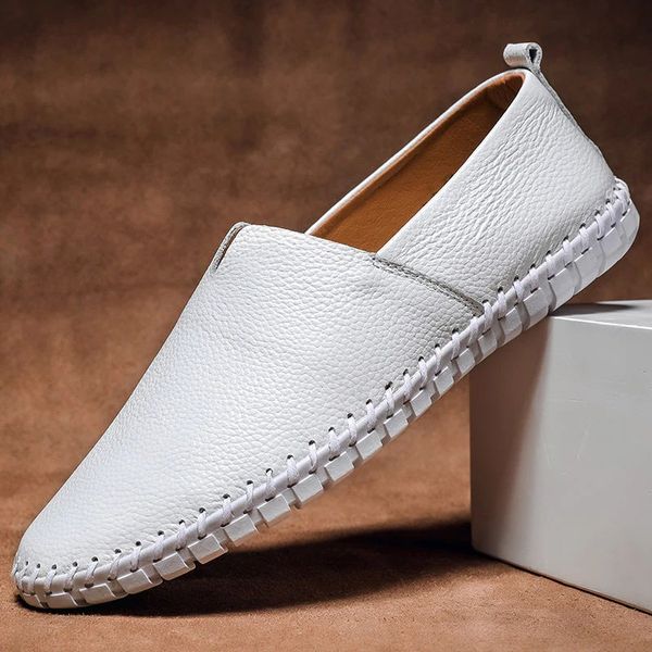 Herre Loafers Slip-On Stil for Komfort og Allsidighet 2