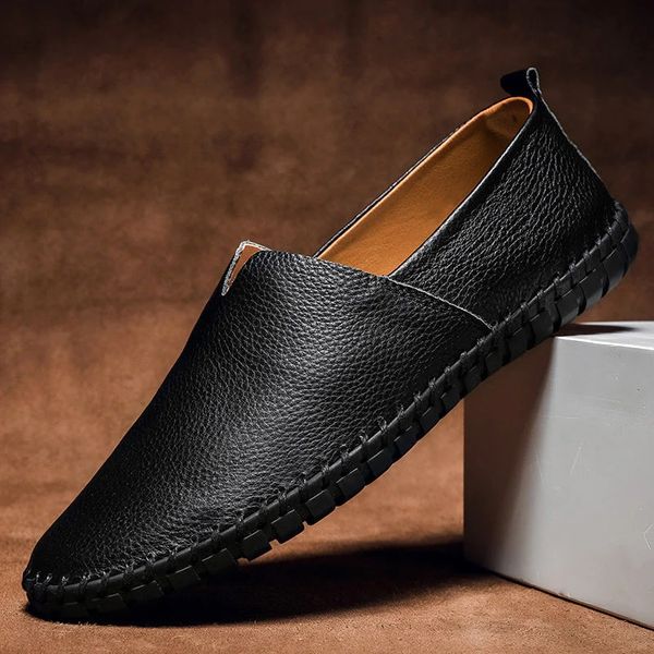 Herre Loafers Slip-On Stil for Komfort og Allsidighet 3