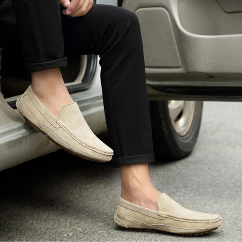 Herre Loafers Slip-on for Fritid 4