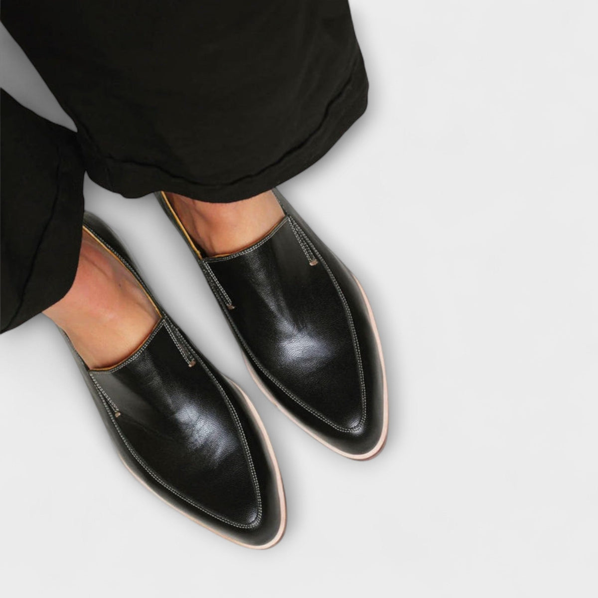 Herre Loafers Tidløs Design med Slank Silhuett 1