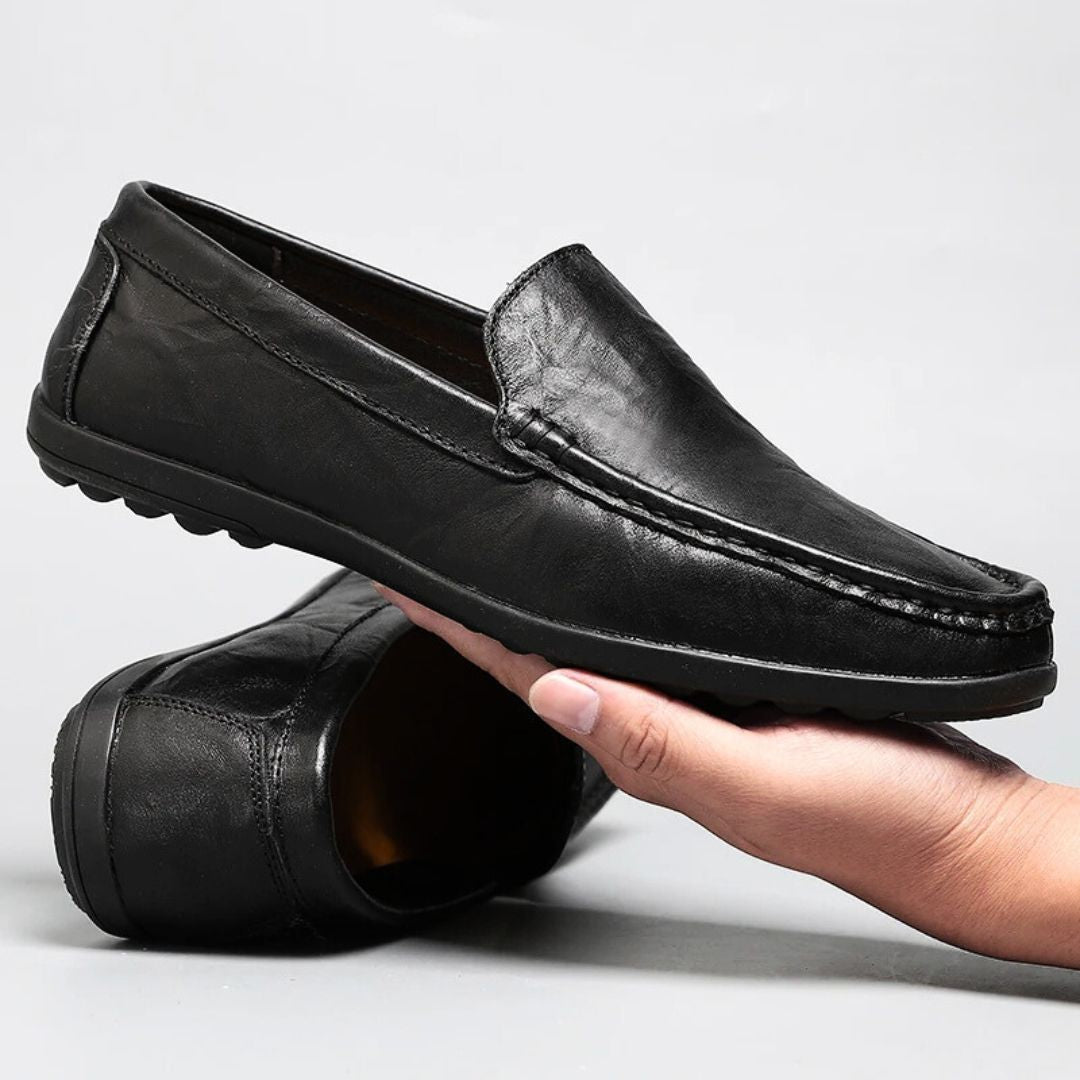 Herre Loafers i Lær med Elegant Design 1