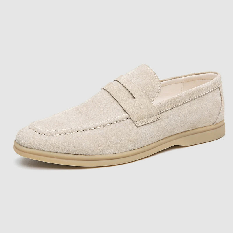 Herre Loafers i Semsket Skinn 4