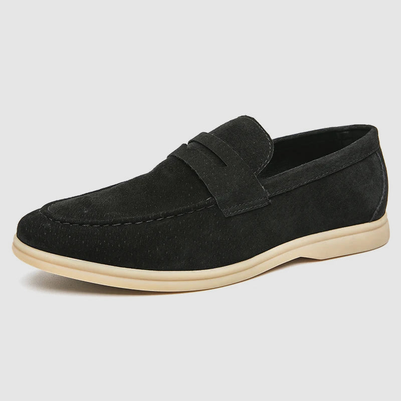 Herre Loafers i Semsket Skinn 5