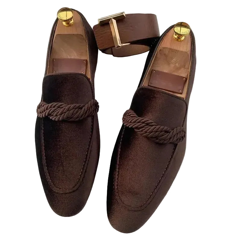 Herre Loafers i Semsket Stil 0
