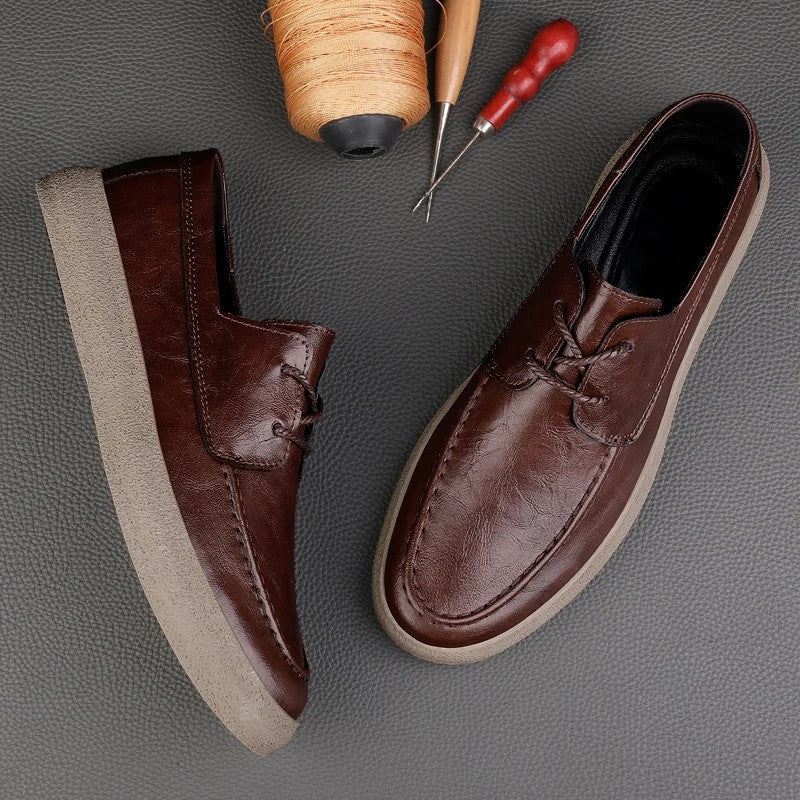 Herre Loafers med Åpen Snøring Moderne Stil 5