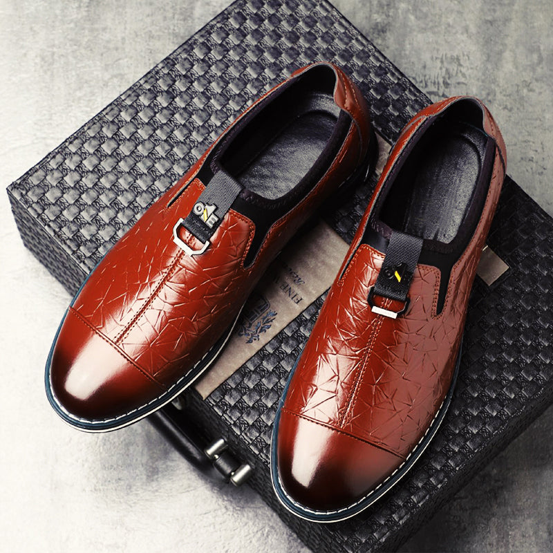 Herre Loafers med Geometrisk Mønster 4