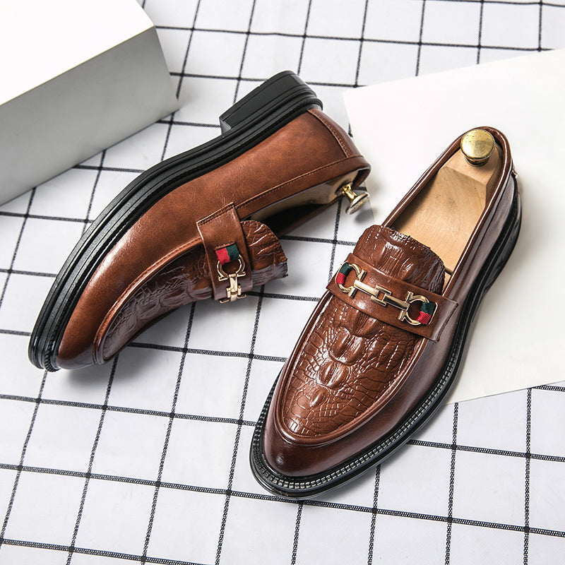 Herre Loafers med Preget Design 0