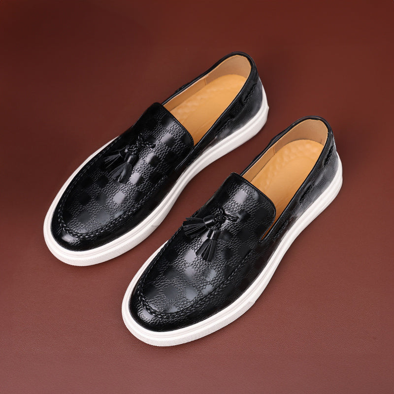 Herre Loafers med preget design 1