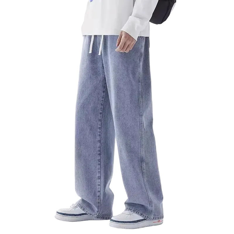 Herre Loose Wide Leg Jeans 0