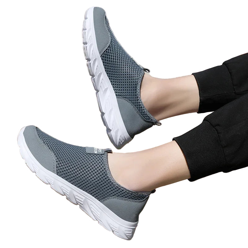 Herre Løpesko Slip-On Mesh Lettvekts for Uformelle Anledninger 6