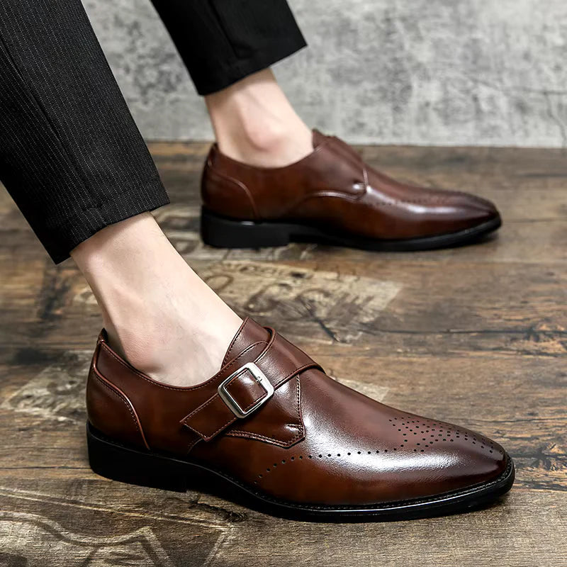 Herre Monk Strap Dress Sko 5