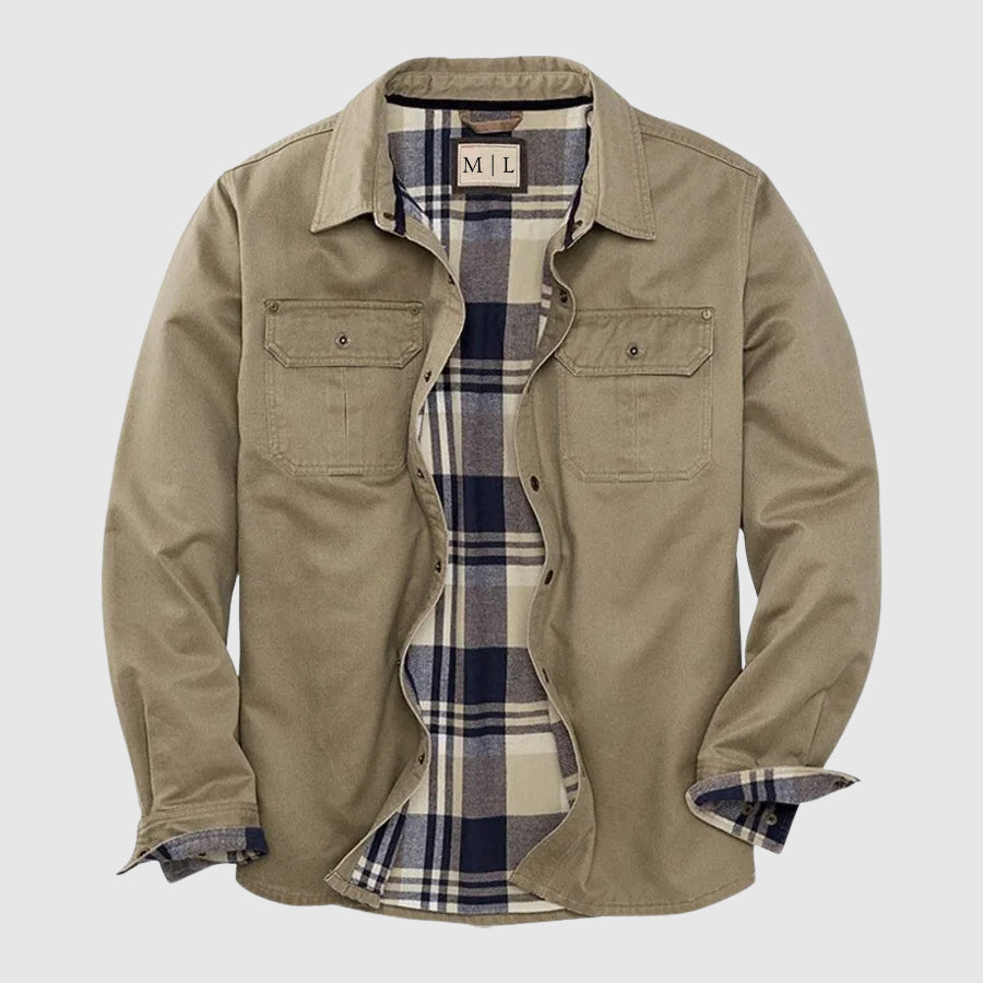 Herre Moto Utility-jakke med Dristig Design 1