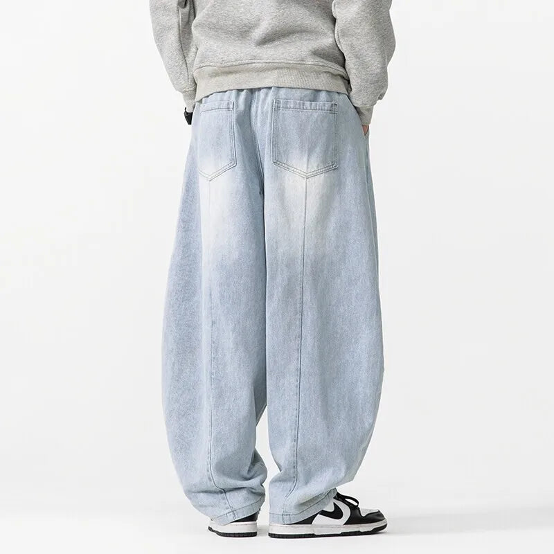 Herre Overdimensjonerte Jeans Tapered 2