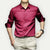 Herre Overhemd Slim Fit Kreukfritt Pustende Stoff 2