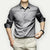 Herre Overhemd Slim Fit Kreukfritt Pustende Stoff 4