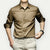 Herre Overhemd Slim Fit Kreukfritt Pustende Stoff 9
