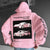 Herre Oversized Hoodie med Raceprint i Myk Kato blanding 1