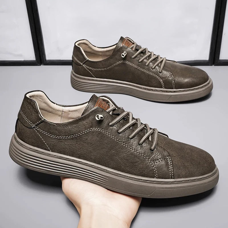 Herre Oxford-sko Casual Stil med Robust Såle 3