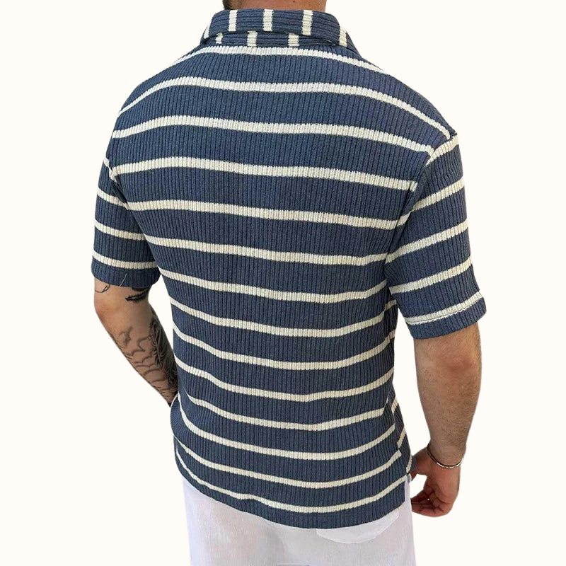 Herre Polo Skjorte med Avslappet Krage 2